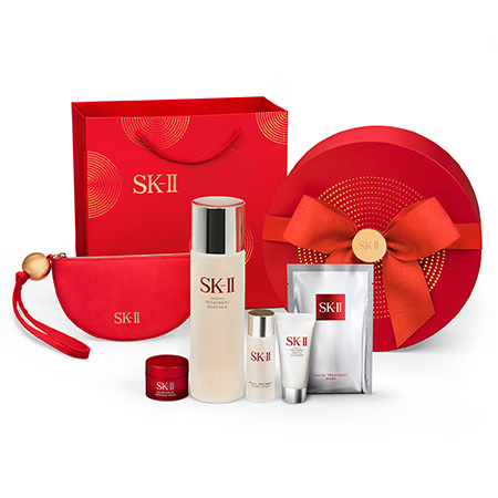 SK-II 크리스마스 한정 기프트 박스(페이셜 트리트먼트 에센스 코프레 아케이드 리미티드 에디션)